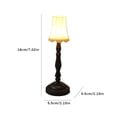 thumbnail image 2 of Vintage Bedside Lamp, LED Night Light with Battery, Retro Small Desk Light, Portable Cordless Table Lamp for Bedroom, Nightstand, Couple Dinner, Cafe Decor, Aesthetic Dorm Room Lights, 2 of 6