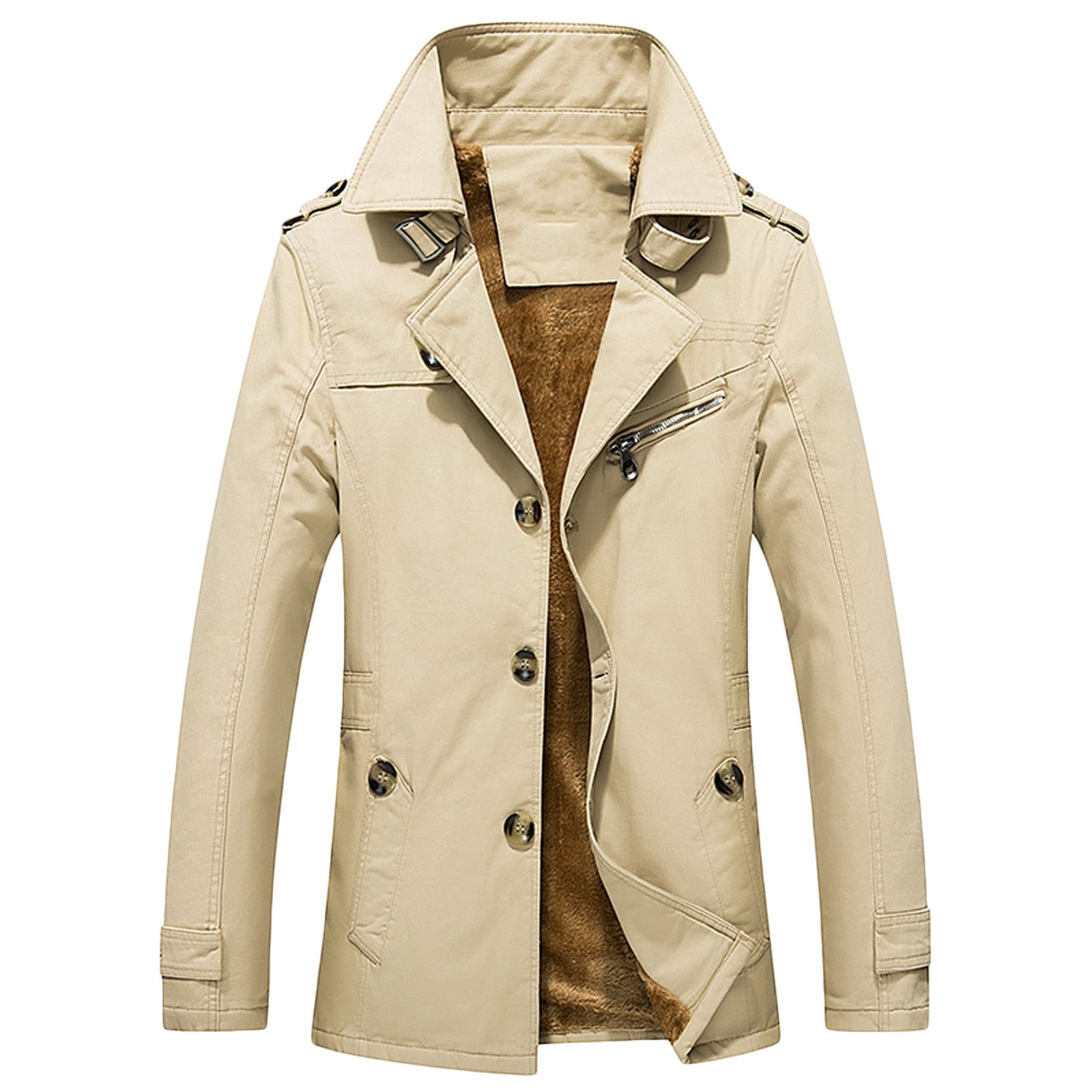 beige spring coat