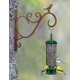 thumbnail image 4 of Soporte de planta montado en la pared de balcón, conjunto de 2 formas de pájaro europeo retro, gancho colgante de hierro forjado, para linternas de cesta con tornillos, decoración al aire libre para G Feliz Sencillez, 4 of 4