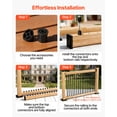 thumbnail image 4 of VEVOR 125 Pack Deck Balusters, 26 in Aluminum Railing Spindles, 3/4 in Diameter Hollow Round Metal Decking Stair Balusters with Connectors, Screws, for Deck, Porch & Staircase Railing Fence, Black, 4 of 9