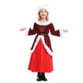 thumbnail image 4 of Odeerbi Girls Dress Baby Girls Clothes Toddler Winter Christmas Dress Up Princess Plush Dress Party Performance Clothes Children's Wear Red, 4 of 9