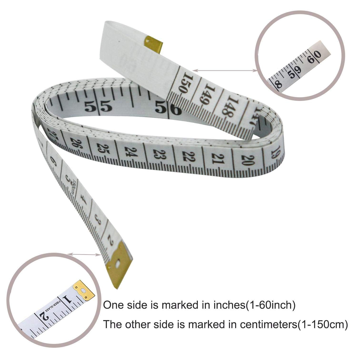 M00681 MOREZMORE Soft Measure Tape Sewing Measuring Metric Inches