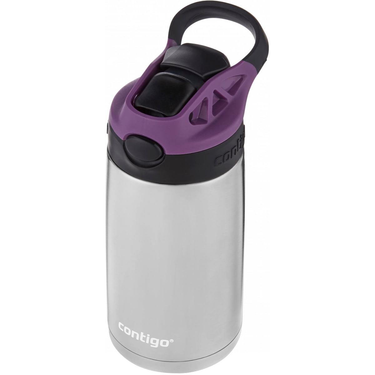 Contigo Kid's 13 oz. AutoSpout Straw Water Bottle - Eggplant/Licorice
