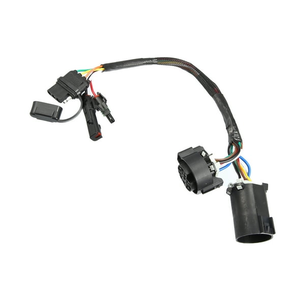 Unique Bargains 7 Pin to 4 Way Tailgate Light Flat Trailer Wiring Harness for Blade LED Tailgate Light Bar