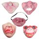 thumbnail image 5 of Halloween Party Clown Face Masks Latex Horrifying Half Faced Mask Funny Mask, 5 of 5