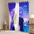thumbnail image 3 of Feelyou Cute Cartoon Girl Curtains Pack of 2 (42x84 Each), Tokyo Anime Curtains Blackout, 3 of 6