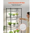 thumbnail image 6 of VEVOR Plant Shelf with Grow Lights, 71 in Tall Indoor Plant Stand with Wheels, 192W 5000K Full Spectrum Grow Lights, Heavy Duty Metal Plants Display Rack,, 6 of 9