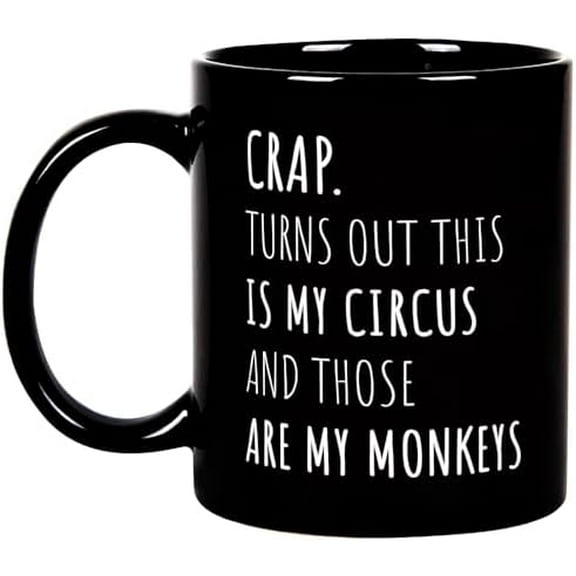 Funny Coffee Mug Gifts For Women Men Coworkers Friends,Birthday Christmas Thanksgiving Gifts For Women Men Circus Tea Cup 11 OZ$$Home Decor, Kitchen, & Other