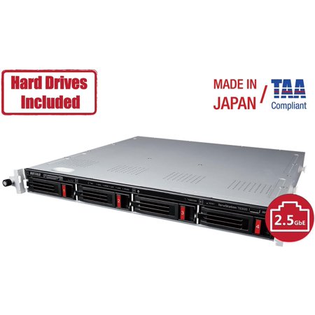 UPC: 0747464134161 | BUFFALO TeraStation TS3420RN0804 4-Bay NAS 8TB (4x2TB) with NAS-Grade Hard Drives Included Rackmount Network Attached Storage