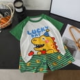 thumbnail image 2 of Toddler Boys Outfit Set 2 Packs 4T Child Boy Summer Clothes Short Sets Short Sleeves T-shirt Tops Shorts 6-12 Months 12-24 Months 2T 3T 5T 6T 7T Children 18-24 Months, 2 of 7