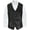 Black Bronzing, variant on Men's 5 Button Faux Leather Vest