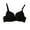 Black, variant on Womens Daily Bra, Thin Bras for Ladies, Women's Underwire Mesh Lace Lightweight Push Up Soft Comfortable Everyday Bra Black, M