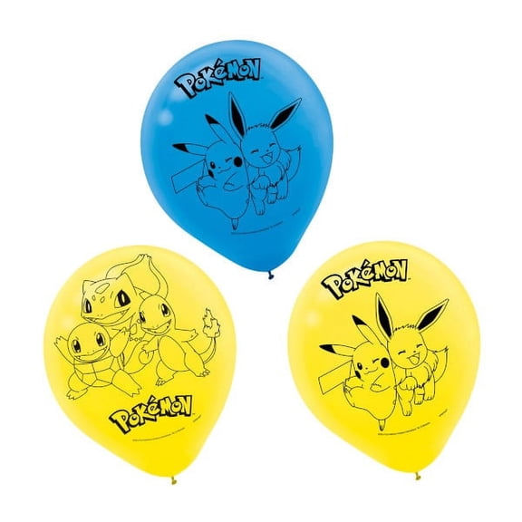 Pokemon Party Latex Balloons [6 pack]