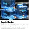thumbnail image 3 of Eigraketly Cubo de agua para coche, contenedor de tanque grueso para conducción, barriles de almacenamiento, gran capacidad, Picnic, Camping, Kits de desorden para acampar 7.5L+tubo, 3 of 6