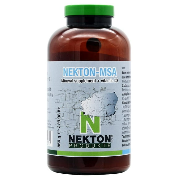 NEKTON-MSA High Grade Mineral Supplement for Birds, Reptiles & Amphibians 29.98oz (850g)