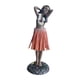 thumbnail image 2 of Muñeca hawaiana para salpicadero, ideal como regalo, tamaño mini, figura coleccionable, bailarina naranja, 2 of 9
