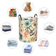 thumbnail image 6 of Bingfone Rockets Waterproof Foldable Laundry Hamper Bucket With Handles For Storage Bin,Clothes Hamper (Small), 6 of 8