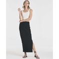 thumbnail image 6 of 3 Pack: Women's Ribbed High Waisted Maxi Skirt With Side Slit - Casual Long Pencil Skirt, 6 of 6