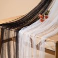 Bulk Purchase of Elegant White Pearl Tulle Chair Sashes Set of 2
