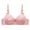 Pink#02, variant on AHTJRT Bralettes for Women Daisy Lace Seamless Full Coverage Bralettes with Adjustable Straps V Neck Breathable Comfy Everyday Bras White XXL