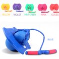 thumbnail image 1 of EXHUMKY Balles Hop pour Enfants Balle Sautante avec Poignée pour Sports de Plein Air 1 Paquet, 1 of 3