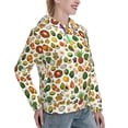 thumbnail image 2 of KLL Lemon Fruits Vegetables for Womens Pullover Hoodie with Pocket Hooded Long Sleeve Shirts Sweatshirt for Women-XX-Large, 2 of 7