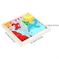 thumbnail image 2 of Children's Educational Toys, Wooden Three-dimensional Puzzle, Creative Theme, Early Education Building Block Toys For Boys And Girls, 2 of 5