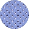 thumbnail image 1 of Ahgly Company Indoor Round Patterned Day Sky Blue Area Rugs, 8' Round, 1 of 6