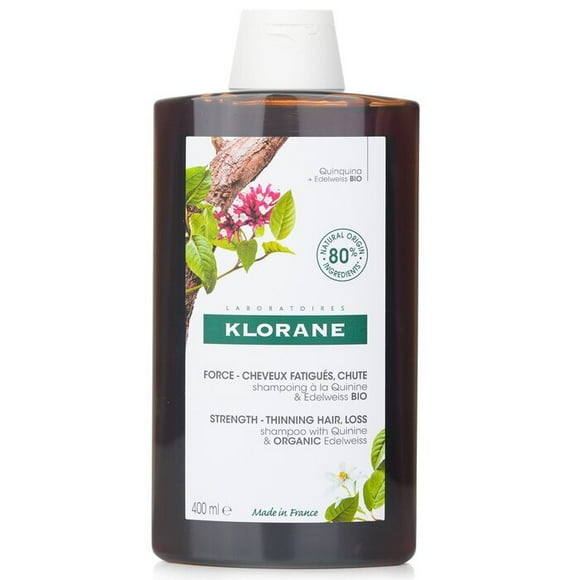 Klorane Shampooing à la Quinine &amp; Edelweiss Biologique (Cheveux Éclaircissants) 400ml