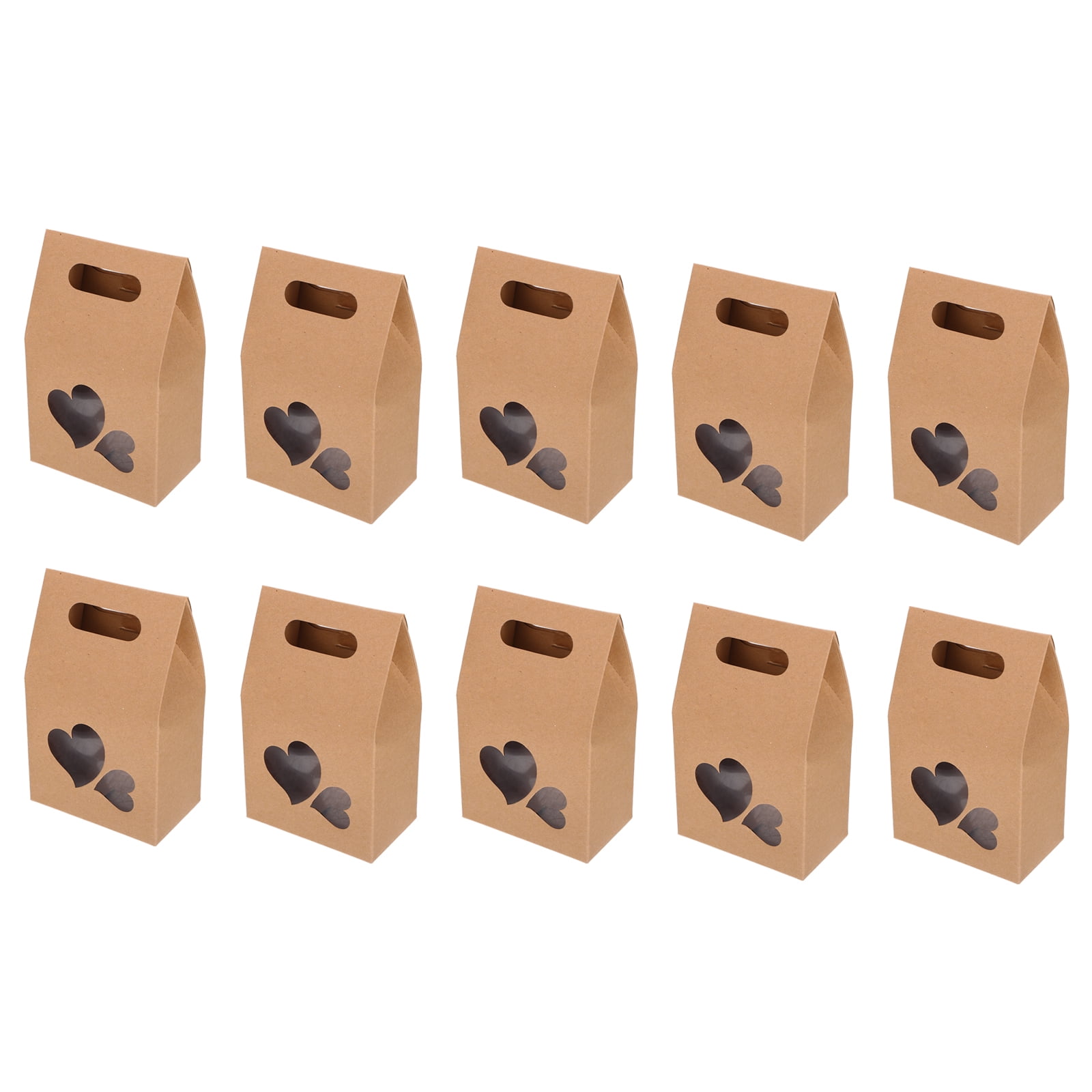 NUOLUX Box Kraft Paper Boxes Treat Cookie Candy Wedding Packing Biscuit