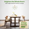 thumbnail image 4 of 6 Pack Bright Ceiling Fan Light Bulbs, 120V 6 Watts (60 Watts Equivalent), 5000K E12 A15 Shape Candelabra Base Chandelier Led Bulb, Non-Dimmable, 4 of 8