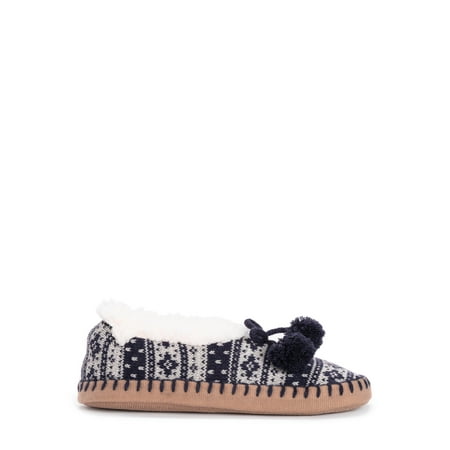 muk luks pom ballerina slippers