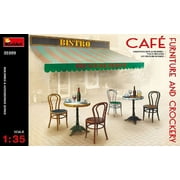 MINIART MODELS 1/35 Cafe Furniture Tables & Chairs w/Accessories