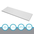 thumbnail image 2 of SSWBasics Laminated White Melamine Shelf Board  36”L x 12”W  Durable and Sleek Cabinet Replacement Shelves  Sturdy and Stylish Shelf Boards for Retail  Thrift  Business  Home  or Office, 2 of 7