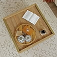 thumbnail image 6 of Sauder Manhattan Gate Modern Square Coffee Table, Sindoori Mango Finish, 6 of 13