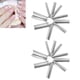 thumbnail image 4 of Manicura De Puntas Francesas, Fácil De Limpiar Y Reutilizable Para Mujeres, Hombres, Salones De Arte De Uñas, Recortador De Bordes De Uñas Para Manicura ANGGREK CI1414, 4 of 8