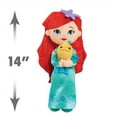 thumbnail image 4 of Disney Princess Lil' Friends Ariel & Flounder 14-inch Plush Doll, Officially Licensed Kids Toys for Ages 3 Up, Gifts and Presents, 4 of 6