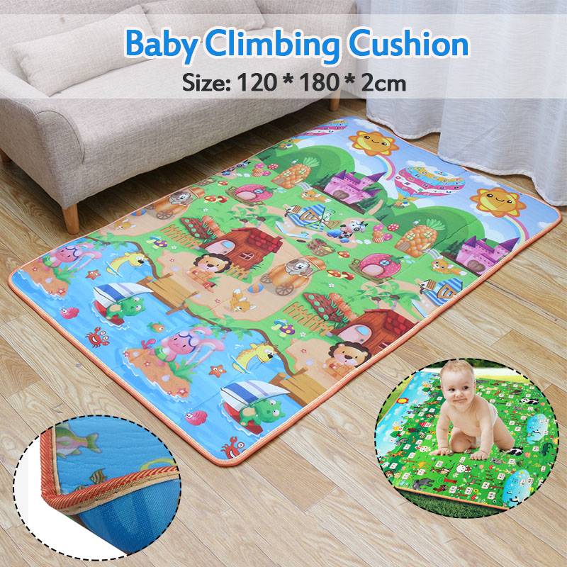 Baby Kids Play Mat Picnic Cushion Crawling Mat Large Playing Playmats