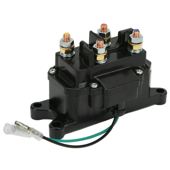 Winch Motor Contactor, Automatic Adjustment Winch Solenoid Relay Copper Posts For Pickup Boat Trailer