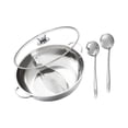 thumbnail image 4 of GROWTH TANK Pot with Divider Cookware Kitchenware Cookware Cooking Pot for Party Travel With With spoon and lid, 4 of 9