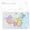 China, variant on Australia & Oceania Map Poster for Kids - 2-Sided Laminated 8.5x11, Countries Capitals & Geographic Features with Blank Practice Map, Color-Coded Regions, Classroom Homeschool Geography