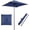 Navy, variant on NurtureTail 5ft Square Patio Umbrella, Outdoor Table Umbrella with 4 Sturdy Ribs, Fade Resistant & Waterproof Canopy, Market Umbrella for Deck, Pool, Backyard, Garden, Beach