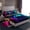 Blue Fuchsia 02, variant on Homewish Watercolor Gamepad Boys Twin Sheet Sets, Neon Futuristic Honeycomb Twin Fitted Sheet, Video Game Controller Flat Sheet, Ultra Soft Bedroom Decor, 3 Pieces