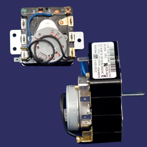 Whirlpool 8566184 Dryer Timer, Size 1, Silver