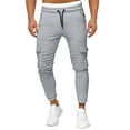 thumbnail image 2 of Vedolay Sweat Pants Mens Adult Work Pants Relaxed Fit Lightweight Hiking Casual Pants Grey,2XL, 2 of 5