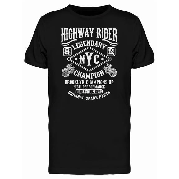 Highway Rider Legendary Tee Men's -Image by Shutterstock
