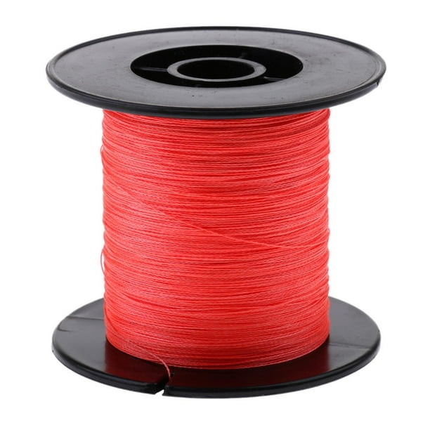 Strong 0.16mm 15LB PE Braided Lines Sea Fishing Line Red 