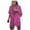 Pink, variant on HJYCHN Elegant Crochet Beach Swimsuit Cover Up Smock Dress for Women Stylish Bikini Bathing Suit Outerwear Fashionable Resort Wear Pink One Size