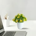 thumbnail image 5 of Small Fake Potted Plants, Mini Artifical Flower Greenery Indoor for Living Room Bedroom Kitchen Bathroom Office Home Desk Shelf Windowsill Decor, 5 of 7