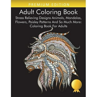 Adult Coloring Books Set - 120 Unique Designs for Relaxation by ...